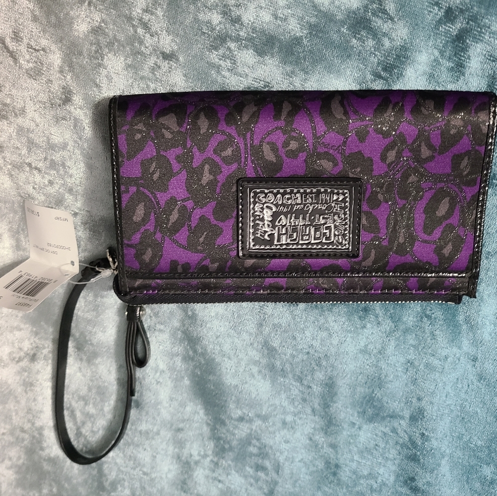 Coach Ocelot Wristlet/wallet